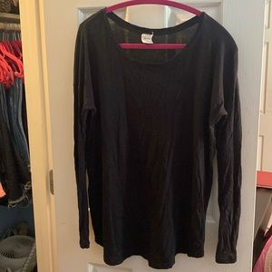 Black PINK long sleeve tee